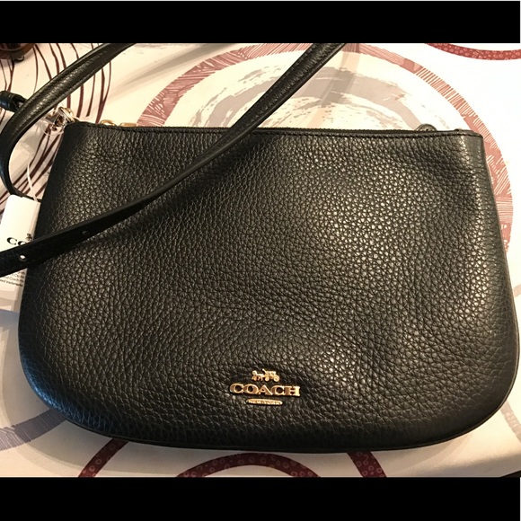 Coach Handbags - Authentic COACH transformable Leather Crosby/wrist